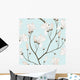 Vector Seamless Pattern with Wall Decal Design 2