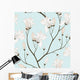 Vector Seamless Pattern with Wall Decal Design 2