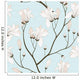 Vector Seamless Pattern with Wall Decal Design 2