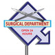 Sign Surgical Department Wall Decal