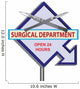 Sign Surgical Department Wall Decal