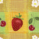 Seamless Pattern with Strawberry Wall Decal