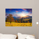 Colorful Autumn Sunset Mountains Wall Decal