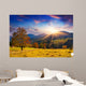 Colorful Autumn Sunset Mountains Wall Decal