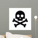 Pirate Skull Icon Wall Decal