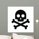 Pirate Skull Icon Wall Decal