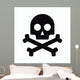 Pirate Skull Icon Wall Decal