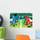 Football Players Match Wall Decal