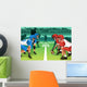 Football Players Match Wall Decal