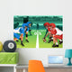 Football Players Match Wall Decal