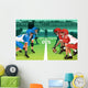 Football Players Match Wall Decal
