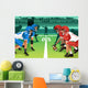 Football Players Match Wall Decal