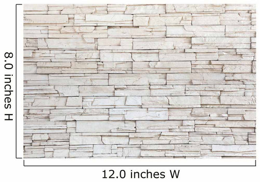 White Stone Tile Texture Wall Decal Design 2
