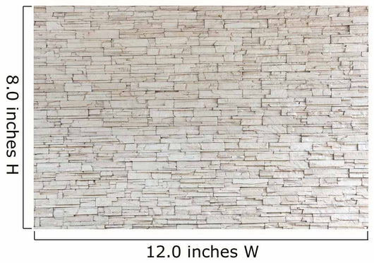 White Stone Tile Texture Wall Decal Design 1