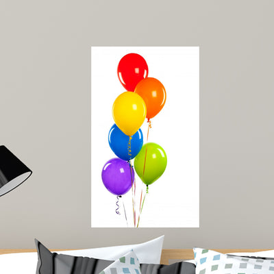 Balloons Wall Decal shown on a wall