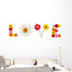 Colorful Daisies Word Love Wall Decal