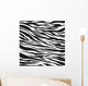 Zebra Pattern Wall Decal Design 2