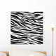 Zebra Pattern Wall Decal Design 2