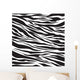 Zebra Pattern Wall Decal Design 2
