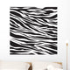 Zebra Pattern Wall Decal Design 2