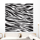 Zebra Pattern Wall Decal Design 2