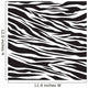 Zebra Pattern Wall Decal Design 2