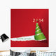 2014 Voeux Papier-sapin Wall Decal
