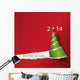 2014 Voeux Papier-sapin Wall Decal
