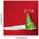 2014 Voeux Papier-sapin Wall Decal