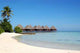 And White Beach Hut Wall Decal