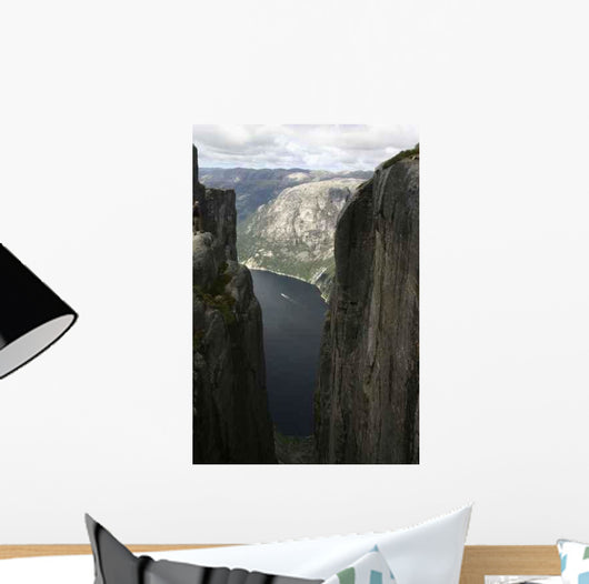 From Kjerag Bolts Lysefjord Wall Decal