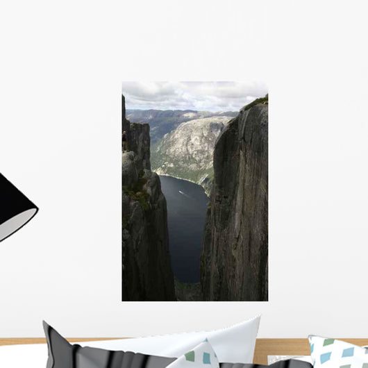 From Kjerag Bolts Lysefjord Wall Decal