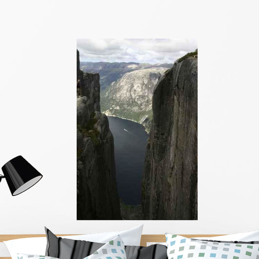 From Kjerag Bolts Lysefjord Wall Decal