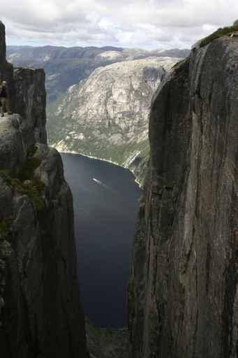 From Kjerag Bolts Lysefjord Wall Decal