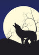 Night from Wolves Wall Decal