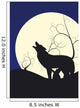 Night from Wolves Wall Decal