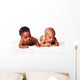 Two Adorable Babies Laying Wall Decal