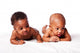 Two Adorable Babies Laying Wall Decal