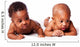 Two Adorable Babies Laying Wall Decal