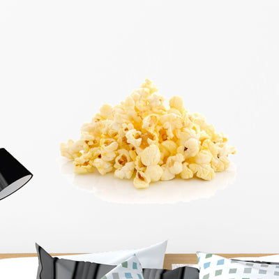 Popcorn Pile Wall Decal shown on a wall