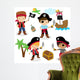 Cute Set Children Pirates Wall Decal