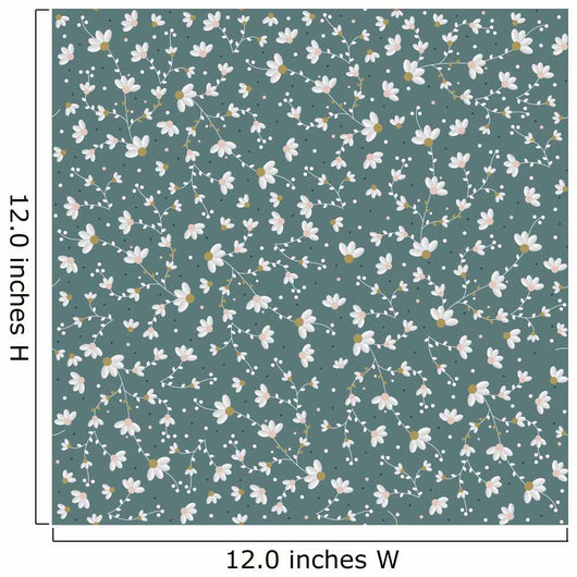 Small Flowers Seamless Pattern Wall Decal