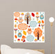 Forest Animal Pattern Wall Decal