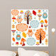 Forest Animal Pattern Wall Decal