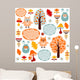 Forest Animal Pattern Wall Decal