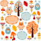Forest Animal Pattern Wall Decal