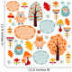 Forest Animal Pattern Wall Decal