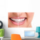 Healthy Smile with Braces Wall Decal