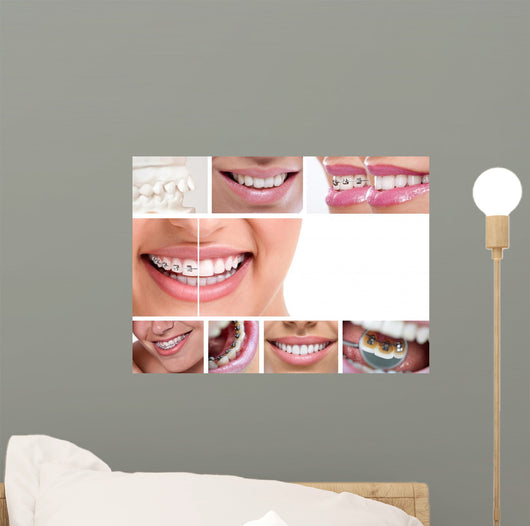 Dental Braces Wall Decal