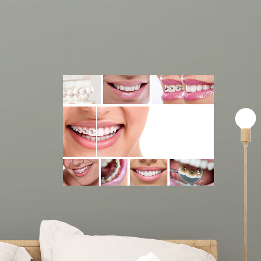 Dental Braces Wall Decal